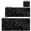 Large Black and White Art Mouse Pad Pc Gamer Mousepad Mat White Desk Mat Strata Liquid Mausepad Computer Keyboard Big Table Mat
