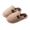 New Home Thermal and Fleece Home Slippers Thick-bottomed Plush Autumn and Winter Cotton Slippers, High-end Non-slip Winter Outer Wear