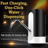 One-button Switch Electric Water Dispenser Barreled Drinking Pump Smart Water Bottle Pump  Office