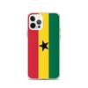 Coque Téléphone – Drapeau Du Ghana – Compatible iPhone 12 Pro – Étui Souple – Résistant Et Antichoc - Silicone - Pixelforma