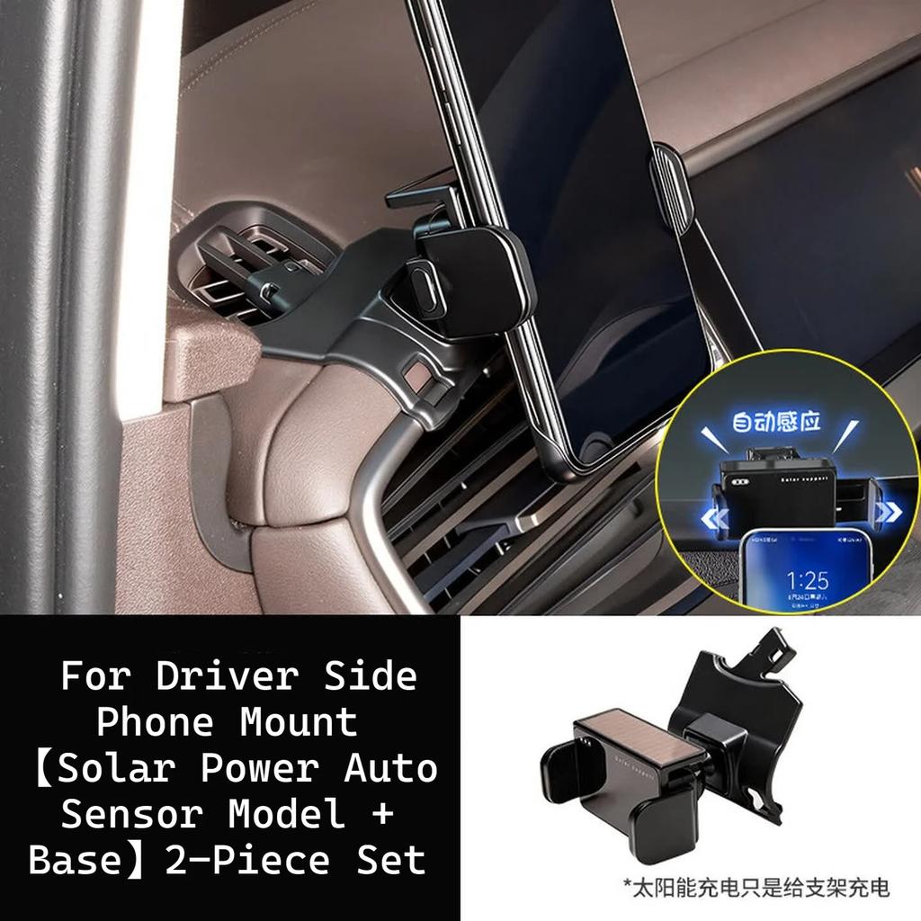 For Driver Side 360 Degree Rotatable Magnetic Phone Mount, Easy Tallation Decorative Parts for Denza D9