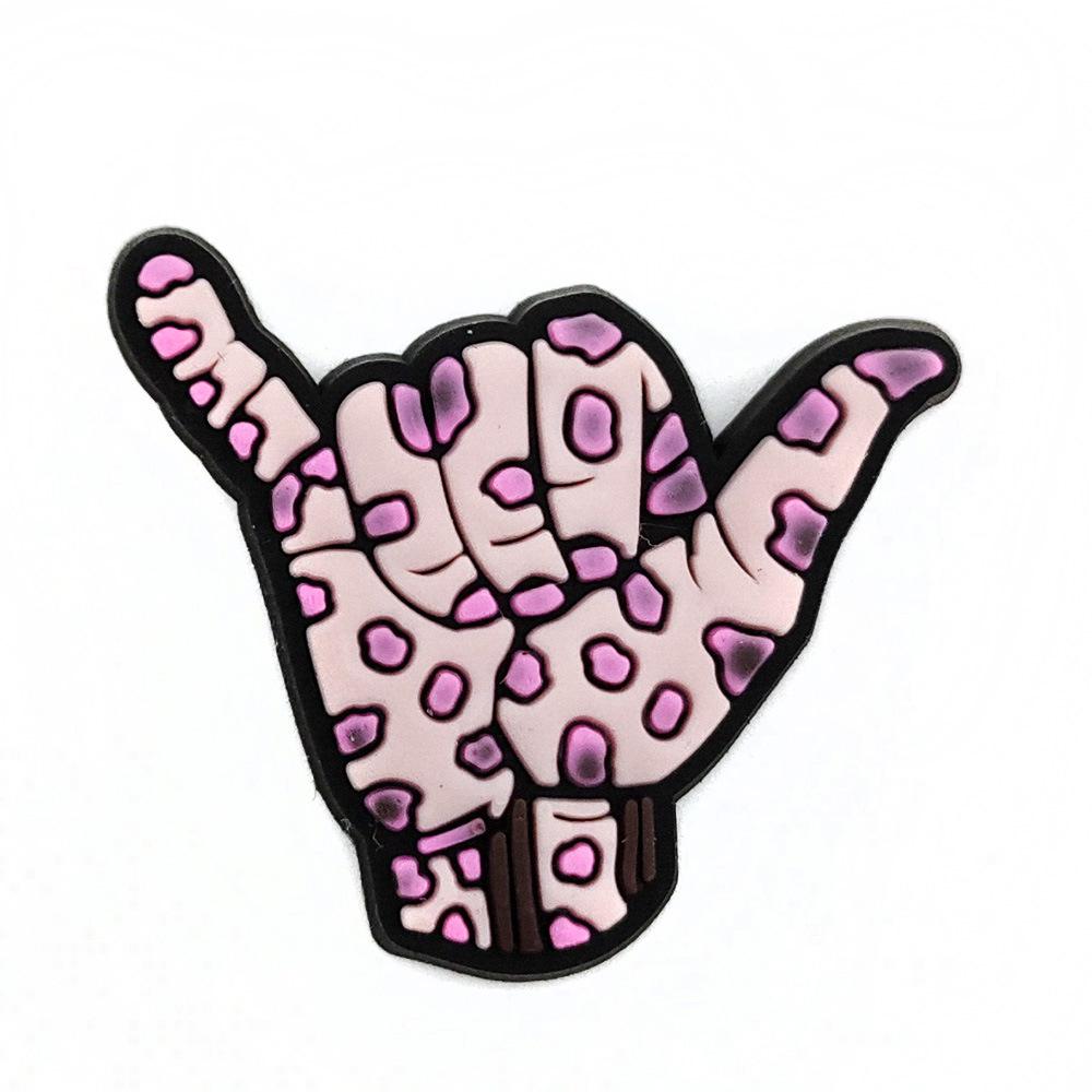 Přívěsky na dřeváky s leopardím vzorem: Osobnostní PVC Měkká Guma Zahradní Doplňky