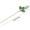10Pcs Gardening Craft Accessories Fake Flower Stem Rose Flowers Head Decoration