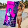 Customizable personalized beach towels Jinx themed designs.Suitable for the beach, yoga, sports;ideal as beach accessories