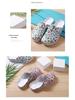 Women's Backless Cartoon Print EVA Slippers - Durable, Soft Sole Hospital Footwear