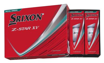 DUNLOP Golf Balls SRIXON XV 2025 Model 1 Dozen Royal Green Z-STAR (12 Pieces)