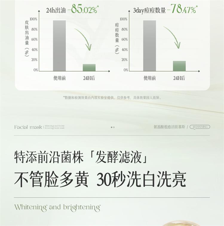 RUYI Amino Acid Moisturizing Cleansing Mousse Facial Cleanser 300ml