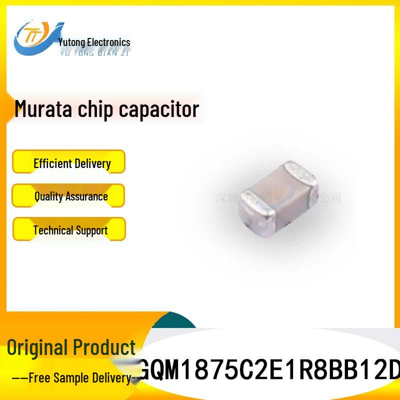 

Murata 0603 Ceramic Capacitor, 1.8pF, C0G, 250V, ±0.1pF