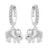 Light Luxury Exquisite Earrings Snowflake Cherry Musical Elephant Design Fashion Ear Drops