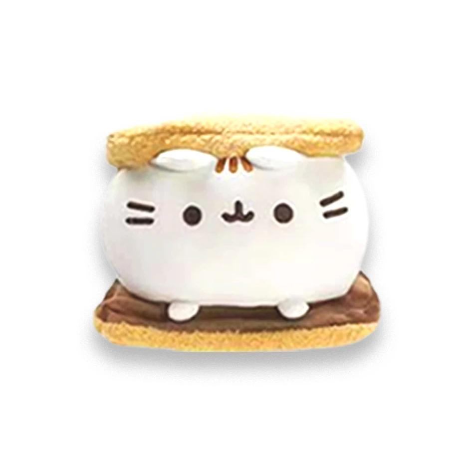 Divertido gato de peluche de , juguete de dibujos animados, gato de Anime suave, animales de peluche, muñecos de peluche, decora