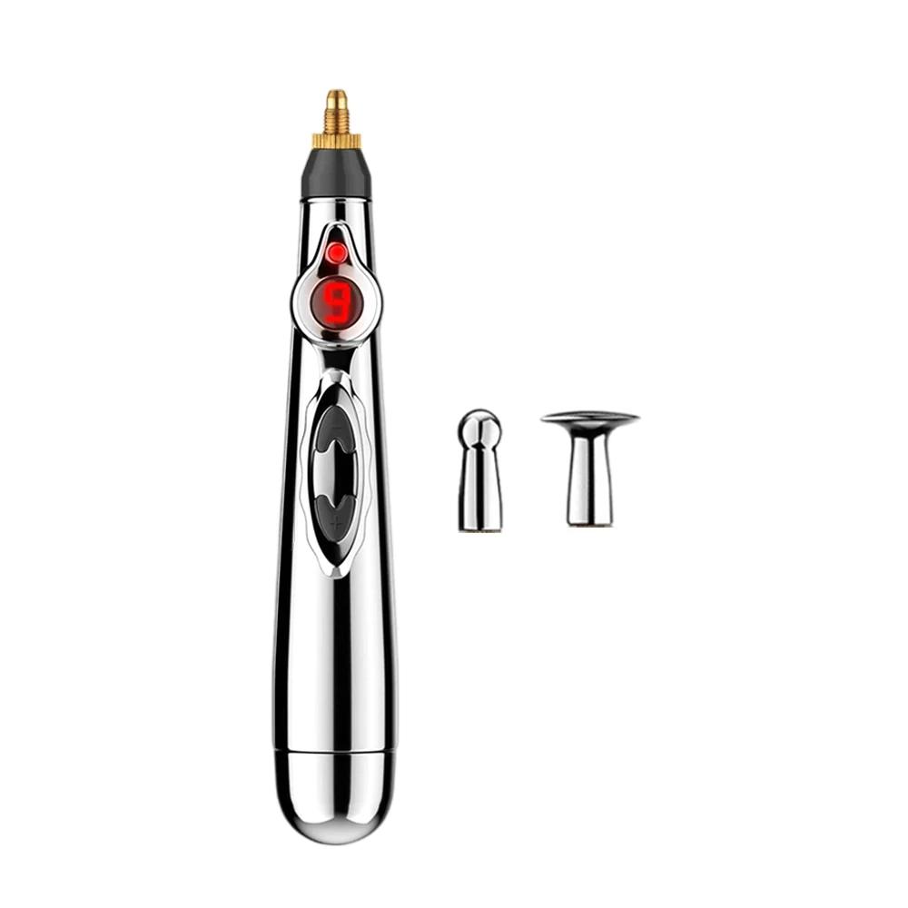 Therapy Machine Acupuncture Pen Electric Electronic Laser Meridian Energy Face Point Massage Pen Back Pain Relief Muscle Relax