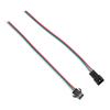15cm Wire Connectors Wire Female Male Connectors For DIY LED Projects 20AWG Wires Lightweight Plastic And Metal