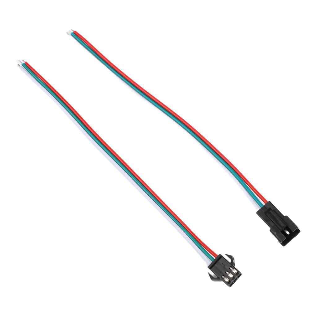 15cm Wire Connectors Wire Female Male Connectors For DIY LED Projects 20AWG Wires Lightweight Plastic And Metal