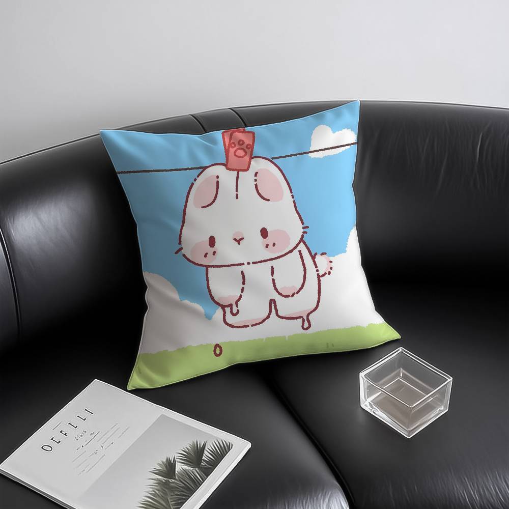 Niedlicher R-res-trainierter Tier-Anime Kwaii Kissenbezug Milbenabweisend Unsichtbarer Reißverschluss Sofa Bett