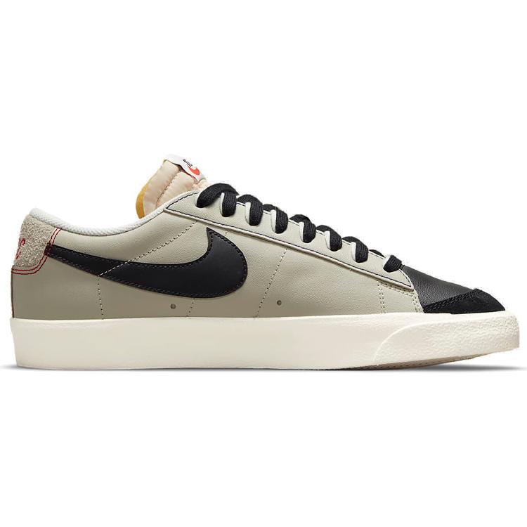 New Nike Blazer Low 77 Black Natural Removable Swoosh DH4370-001
