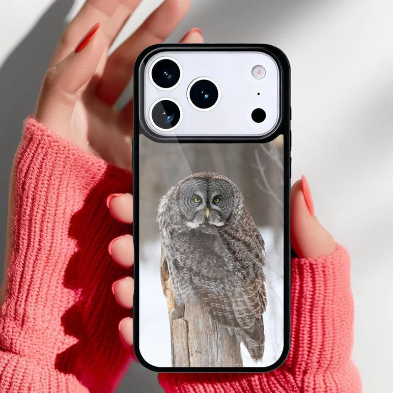 Camouflage Owl Phone Case for iPhone 17 16 15 14 13 Pro Max Back Cover for 12 11 Pro Coque