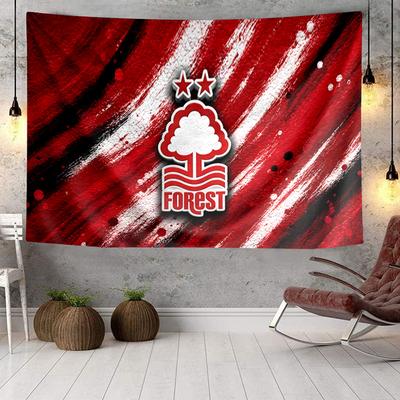 Forest Club Emblem Tapestry, Unique Design Tapestry, Wall Decor for Bedroom,Livingroom, Playroom,Heartwarming Fan Holiday Gifts
