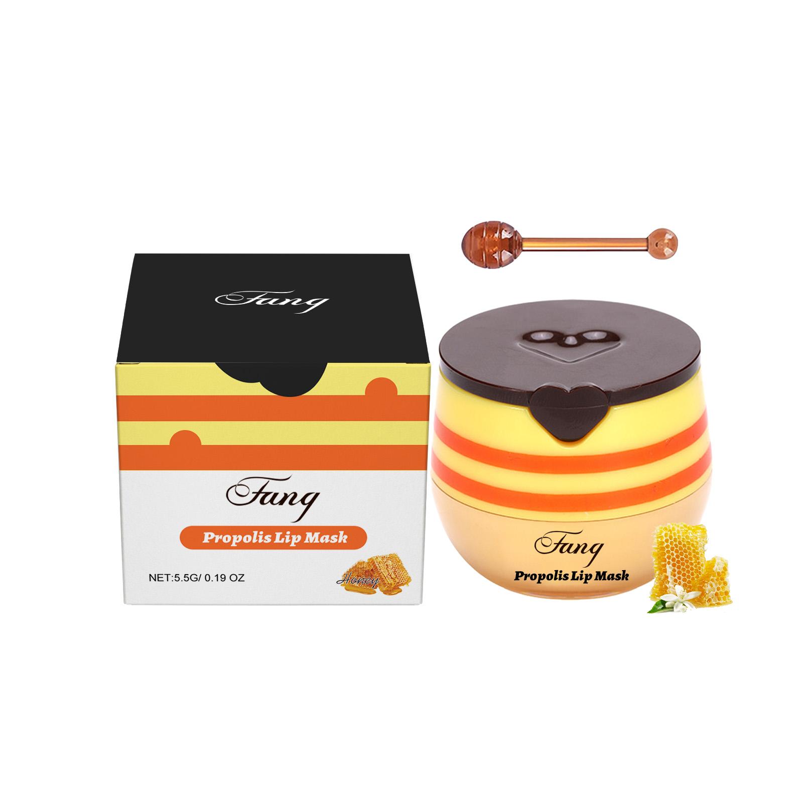 

Honey moisturizing lip mask nourishes and moisturizes smooth lips, moisturizing, non-sticky, soft and caring lip care