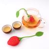 1Pc Creative Silicone Funny Leaf Lemon Shape Tea Infuser Loose Strainer Herbal Spice Infuser Filter Tool