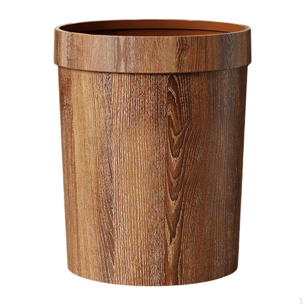 Can Trash Can, ,, Round Modern Dump, Garbage Container for Living Room Office, Dormitory