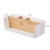 Wooden Remote Control Storage Box Stationery Storage Box Glasses Watch Organizing Storage Holder Household Organization
