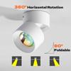 Rainbow Sunset LED Ceiling Downlight Foldable Projector Suface Mounted/Recessed Mood Atmosphere Bedroom Home Decor Spot Lighting