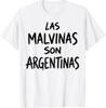 Las Malvinas Son Argentinas for Argentina Flagge Herren Damen T-ShirtWird in neuem Fenster oder Tab geöffnet