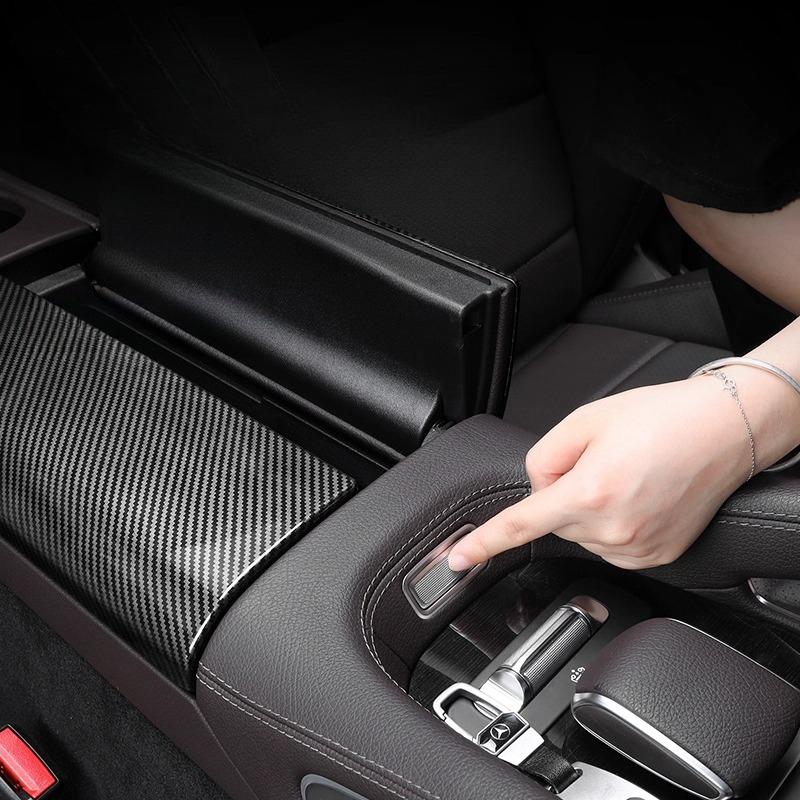 For Mercedes-Benz X167 GLS W167 V167 GLE Central Control Armrest Box Panel Protective Cover Interior Modification Supplies