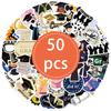 50PCS Waterproof Vinyl Graduation Sticker Sparkly Stars Design for Graduation Party Decorations And Water Bottle Personalization