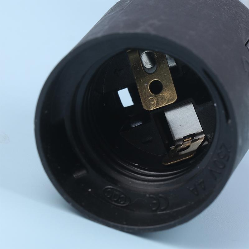 5Pcs E27 Lamp Holder Construction Socket Lamp Holder With Cable Construction Site Socket Renovation Socket Lighting Accessories