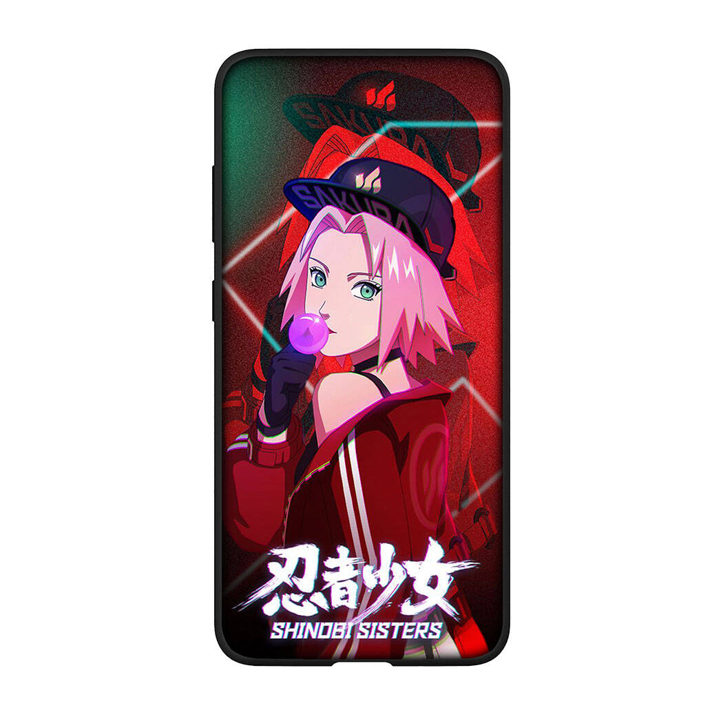 for Samsung Galaxy S25 S24 S23 S22 Ultra FE Plus A17 A37 A57 A56 A55 A06 A16 A15 A36 A26 A35 A05 A25 A54 A34 S9 Phone Case Haruno Sakura Naruto Cover