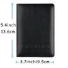Unisex Simple PU Leather Travel Passport Holder Cover Case for Men Women Document Ticket Protective Multi-card Slot Storage Bag