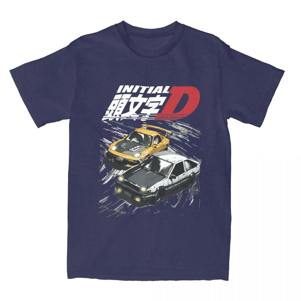 Initial D Tandems AE86 Vs FD Rx-7 T-Shirts Drift Rennwagen Bekleidung T-Shirt T-Shirt Geschenkidee Kleidung