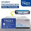 1 Pack TN221 Cyan Toner Cartridge High Yield Compatible TN221 Replacement for Brother HL-3140CW 3150CDN 3170CDW MFC-9130CW 9140CDN 9340CDW