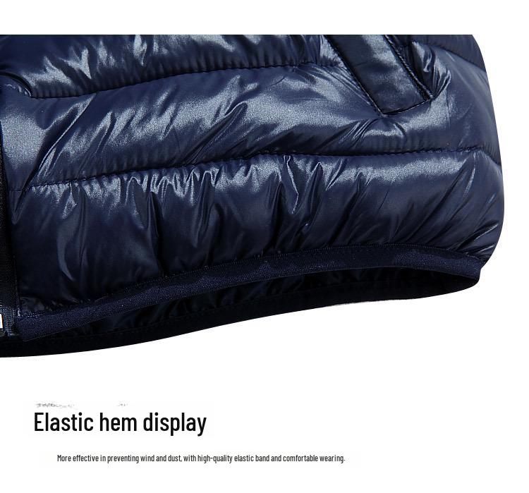 Stylische Cross-Border Herbst/Winter Weste für Herren mit Daunen-Baumwolle - Trendy Freizeitmode in großen Größen für junge Männer.