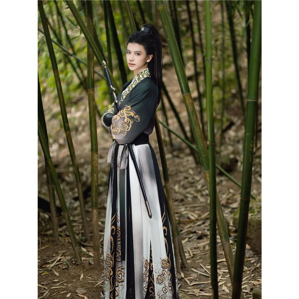 Chinese Song Dynasty Style Hanfu For Male Knights Daily Set