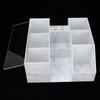 Eyelash Grafting Tool Storage Box Nail Art Tattoo Tool Storage Case Organizer for Salon (White)