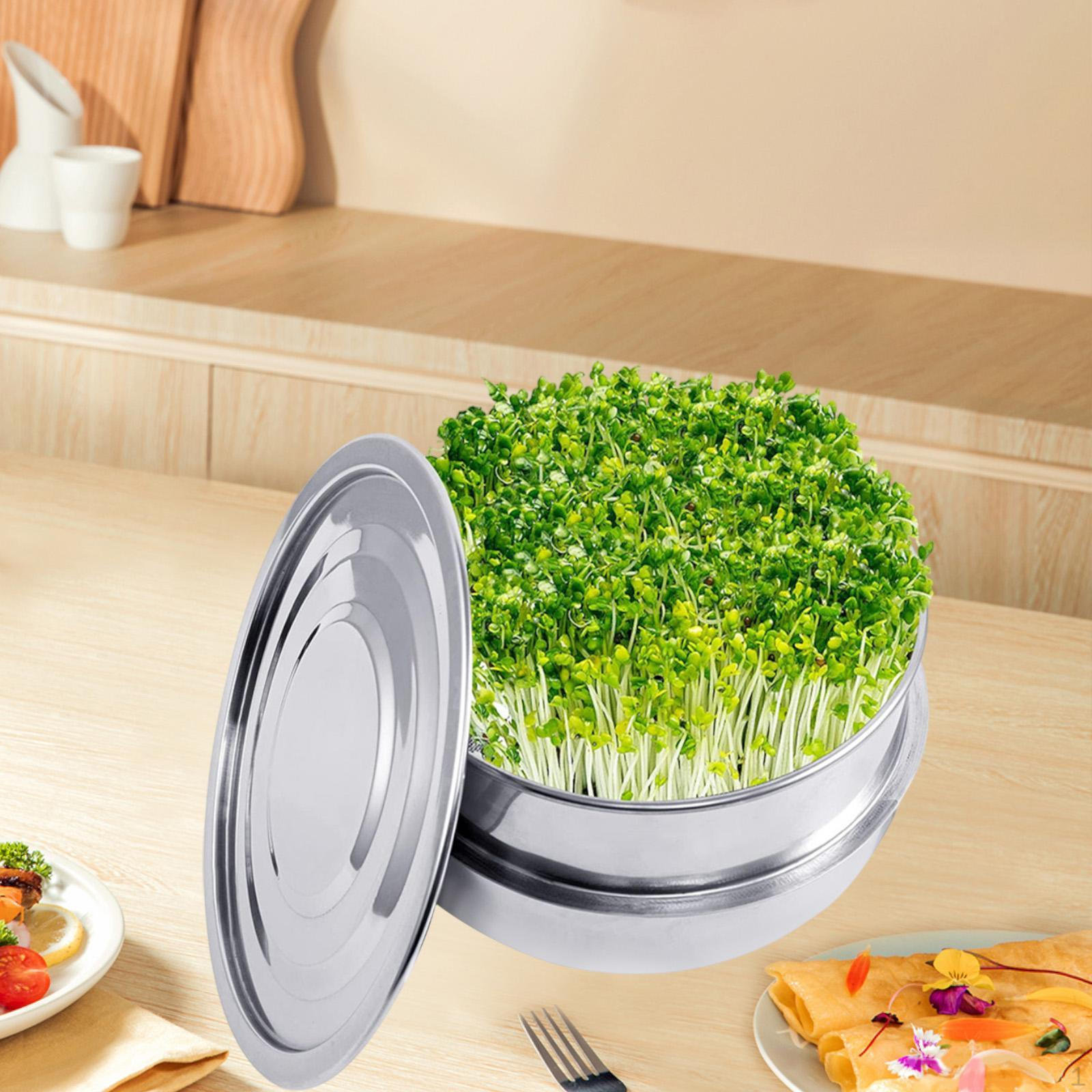 

Комплект для проращивания семян из нержавеющей стали. Лоток для выращивания зелени люцерны. 1 mesh plate set