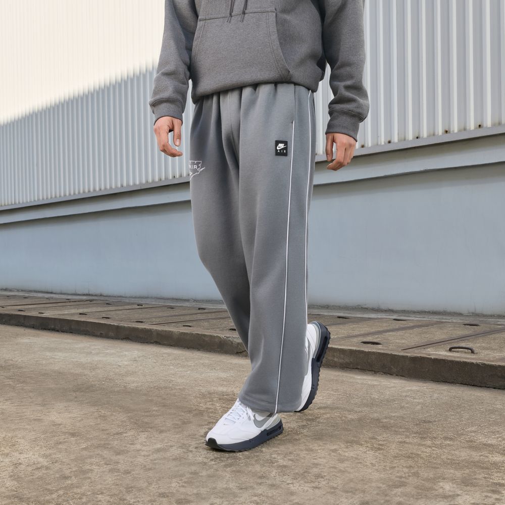 Nike Air FW25 Straight Fit Fleece Lined Lace Up Loose Fit Casual Pants M