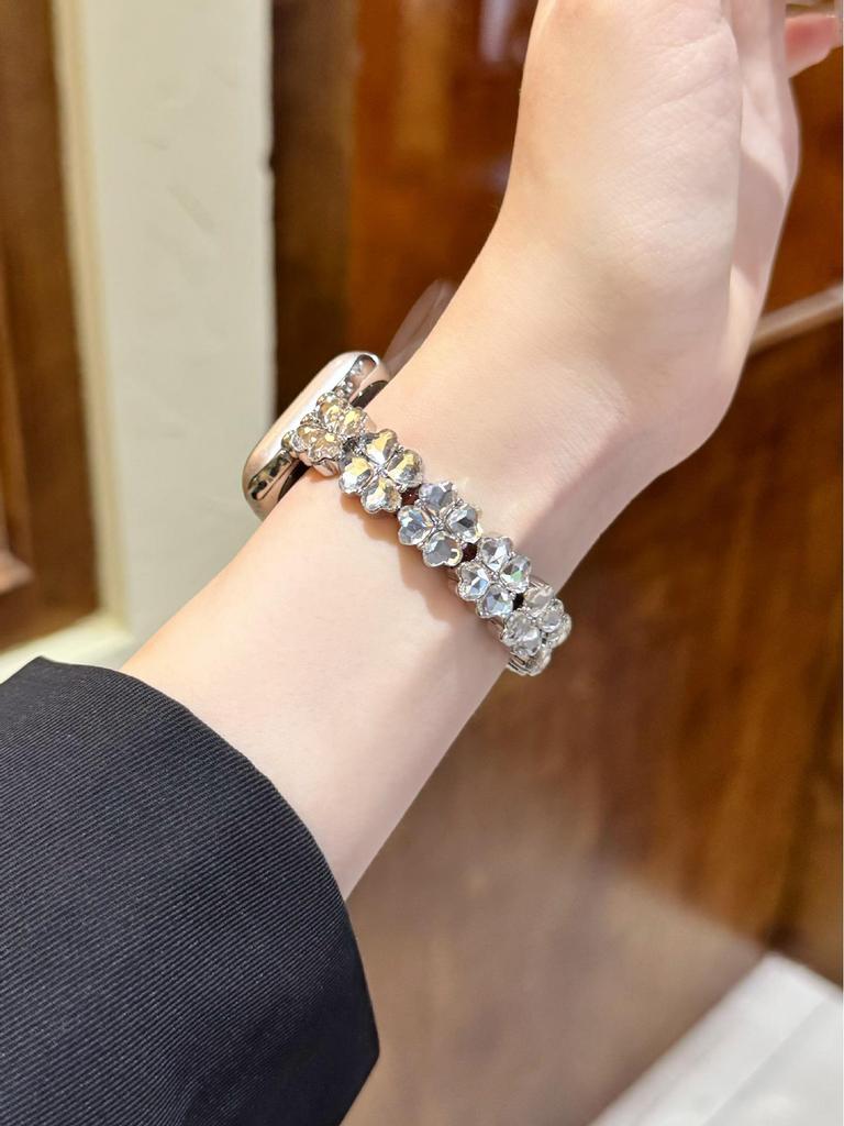 Λουράκι Ρολογιού με Καρδιά & Τριφύλλι για Apple Watch Series SE/11/10/9/8/7/6 και Huawei GT5, Xiaomi 89Pro