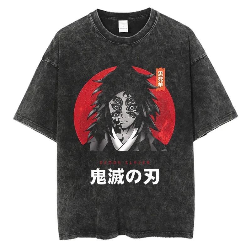 

Demon Slayer Kokushibou Anime Manga T-Shirt Tee Undershirt Cotton L