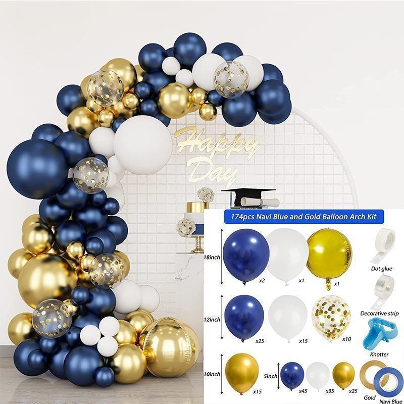 Elegant Birthday and Wedding Balloon Set - High-End Latex and Arch Decorations for Special Occasions