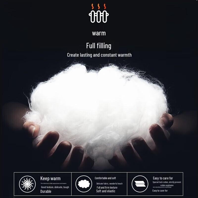 Warrior Men's Stand Collar Padded Winter Jacket