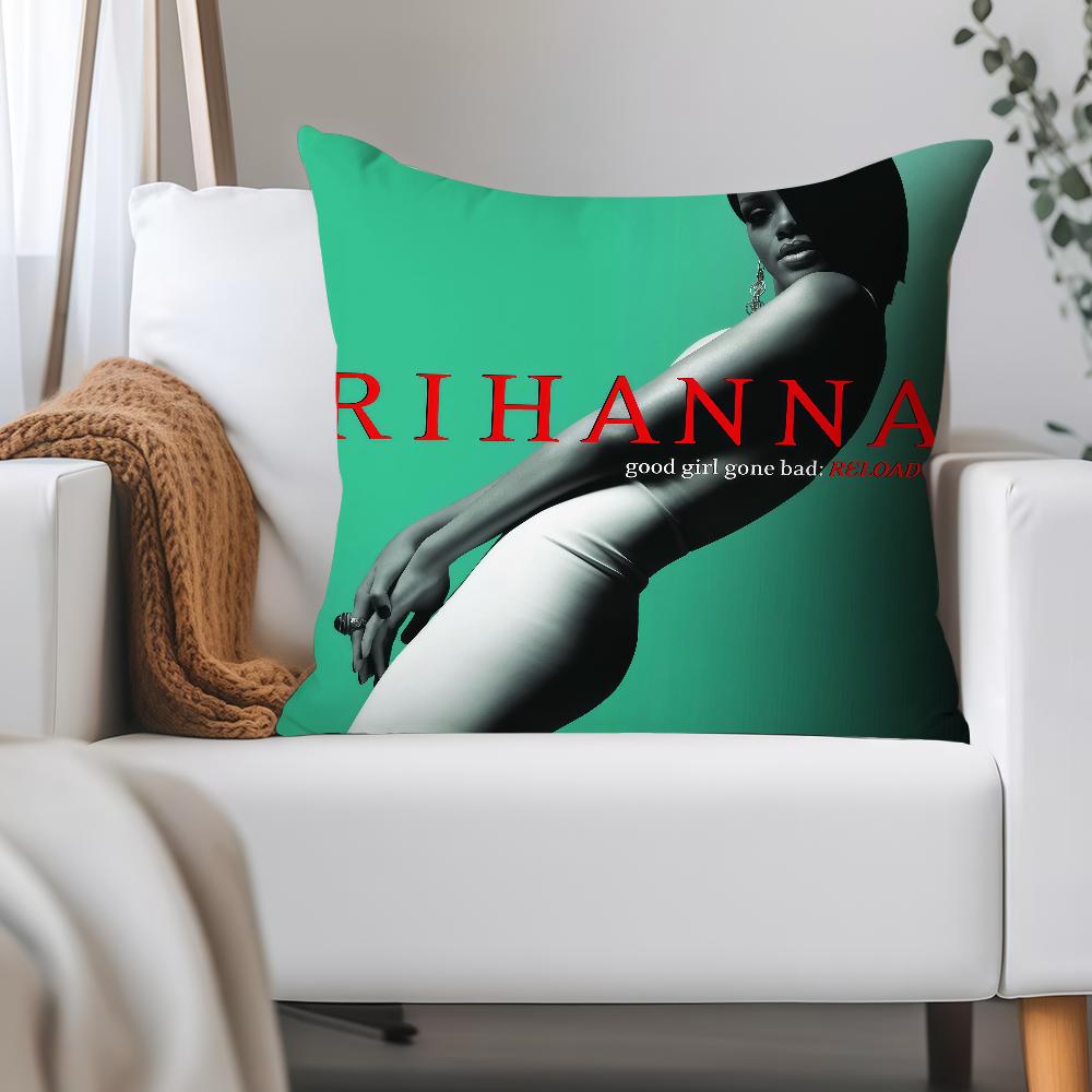 Famous Singer R-RIHANNA Pillow Case Applicable Space For Guest Rooms Interiors Cars Office House Decoration