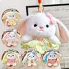 Cute Koala And Bunny Plush Keychain Mini Cartoon Doll Pendant Adorable Desk Companion Toy