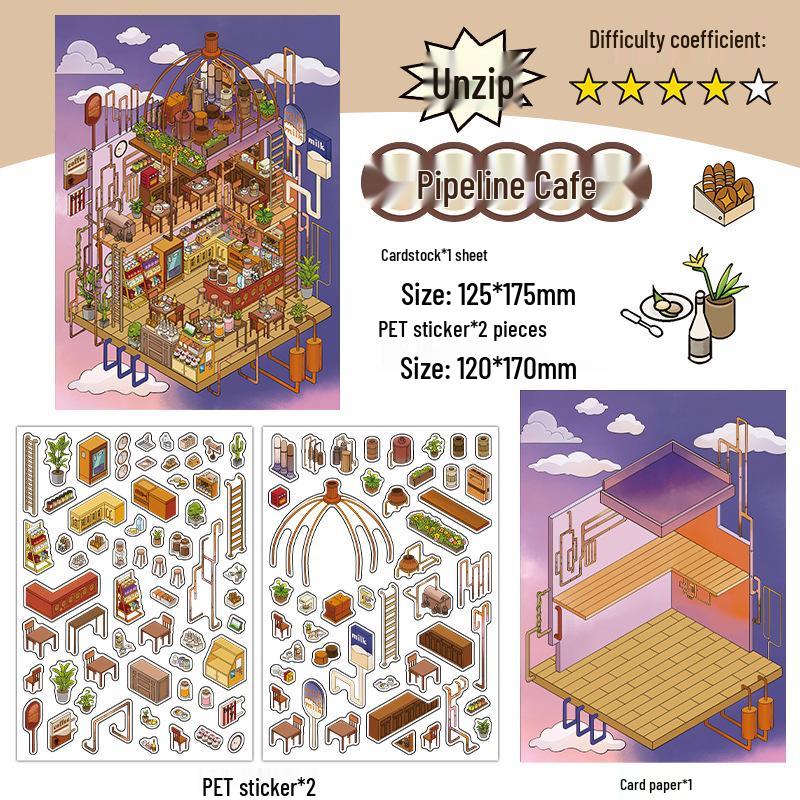 Ink Words Landscaping 3D Stickers: Infeel.Me 20th Edition DIY Fun