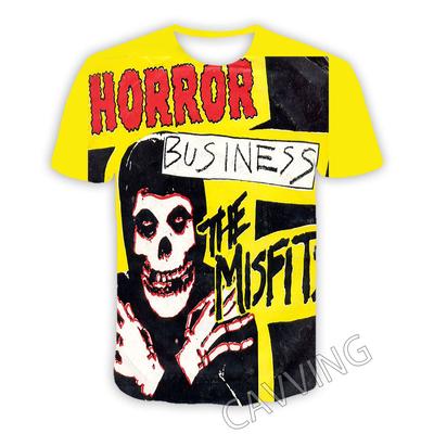 The Misfits Casual 3D Print T Shirt Women Men Summer O-neck Short Sleeve Fashion Tshirt Graphic Tees Cosplay Costume Tees