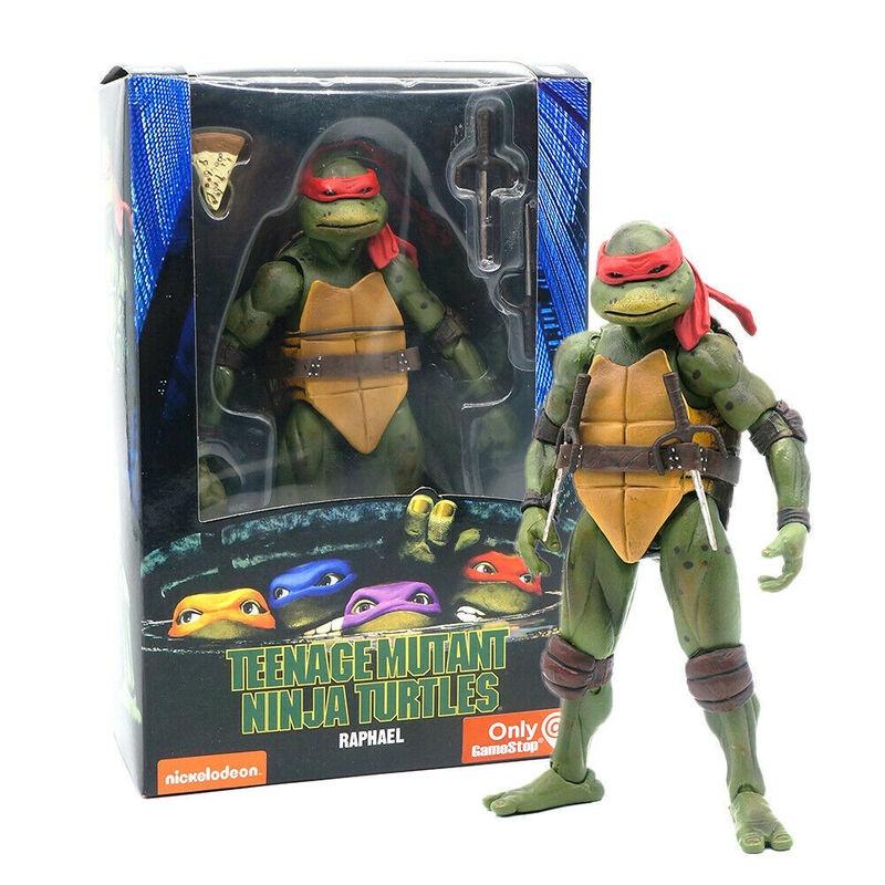 Tmnt 1990 Movie Action Figures Statue Model Toy 7" Neca