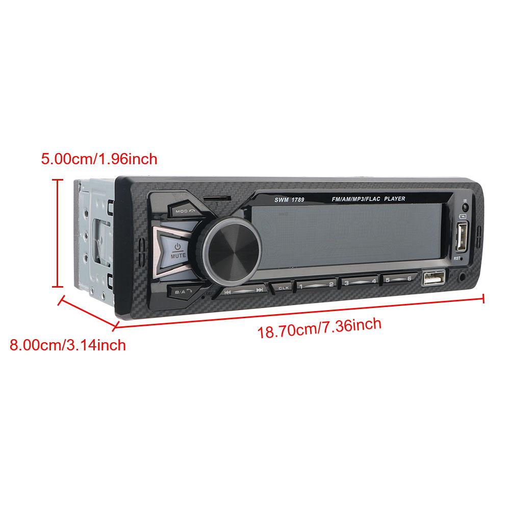 Multicolor Lighting Car Accessories Car Radio Car MP3 Player Digital BT Audio Music Stereo Remote Control Car MP3 Player