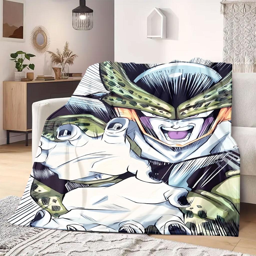 DragonBall anime Flannel Blanket Warm,Comfortable,Suitable for Bedrooms,Sofas,Beds,Chairs,Picnics,Travel
